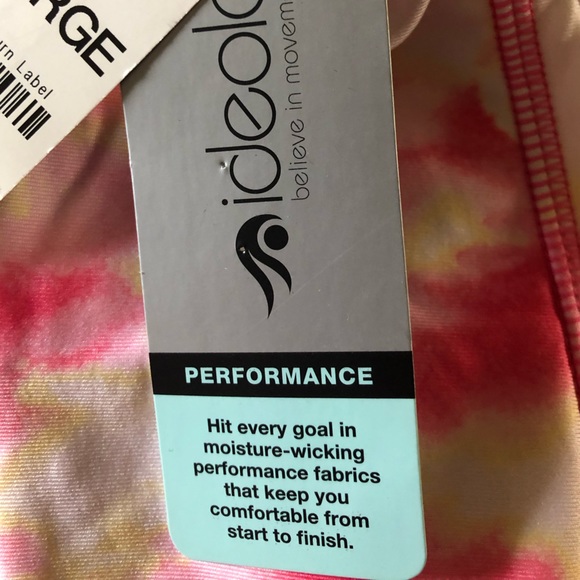 NWT Ideology Skort Womens Size XXL Pink Tie Dye Shorts Tiered Performance Golf - Picture 3 of 9